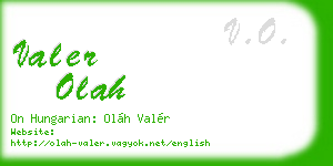 valer olah business card